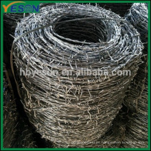 Prisión cerca de alambre de púas / diámetro de la bobina de 450 mm acordeón maquinilla de afeitar alambre de púas / alambre de púas de hierro